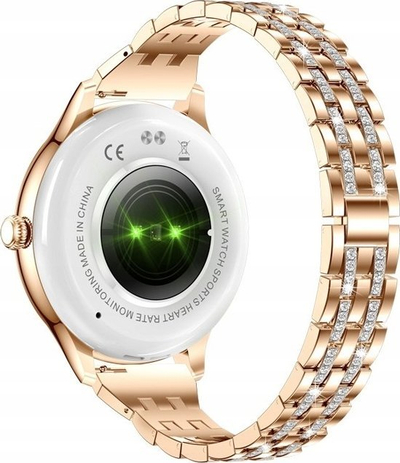 Паметен часовник за жени Veltori VT350-1, екран 1.27\", IP67, розе голд