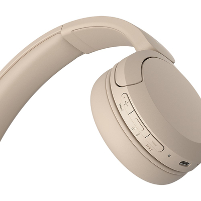 Kufje Sony WH-CH520, bezhë
