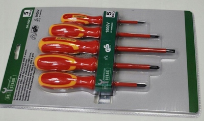 Set kaçavidash për elektricistë KTW EURO (DR-5023), 5 copë