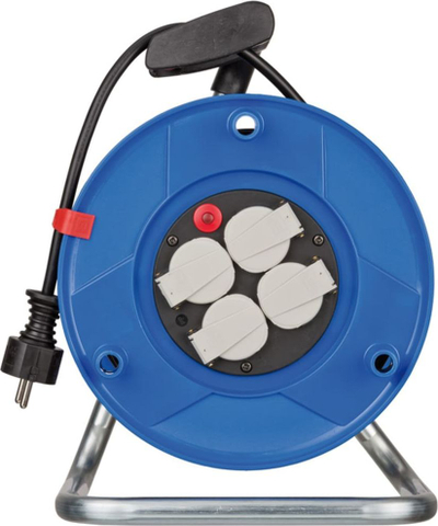 Rrotull kablloje Brennenstuhl Garant me 4 dalje, 25m, 230V 16A, blu