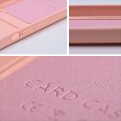 Силиконска маска Forcell Card Case за Samsung Galaxy A35 5G, со џеб за картичка, проѕирна