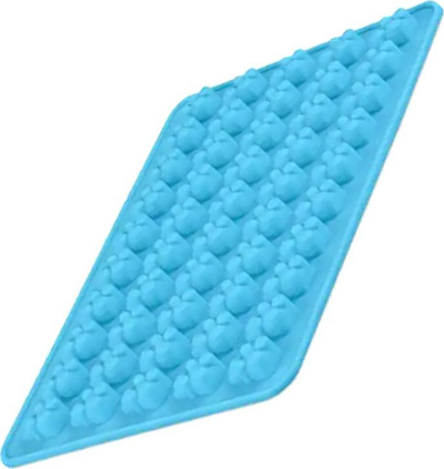 Kallëp silikoni për gummy arusha DA90, 50 forma, me pipetë, shumëngjyrësh