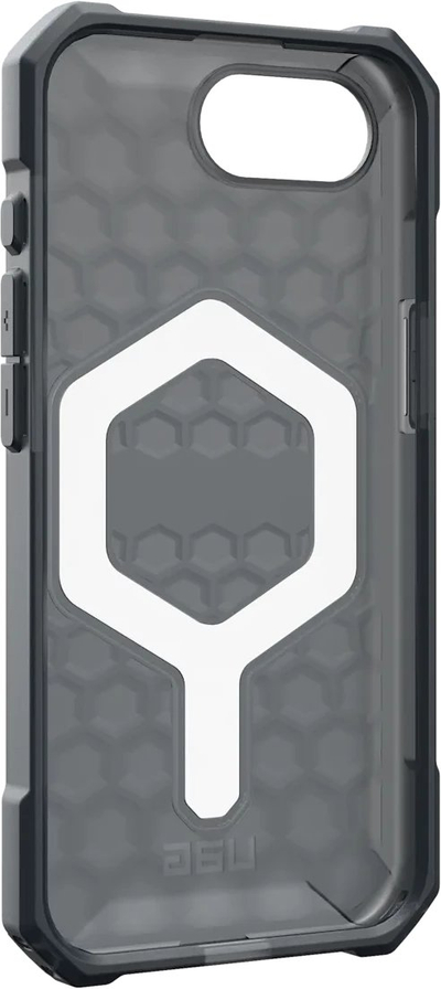 Заштитна маска за телефон Urban Armor Gear Essential Armor 114496113131, iPhone 16e, MagSafe, сива Ash
