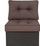 Jastëk kopshti Hobbygarden EMMA R3, eco-linen, kafe