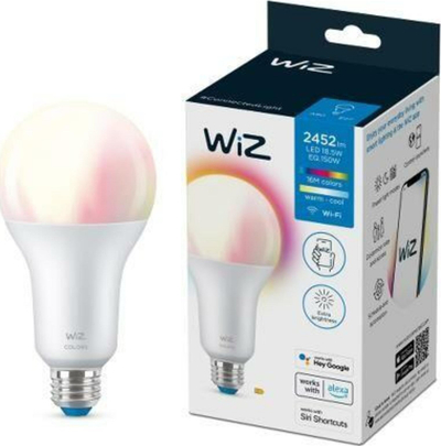 Llampë e zgjuar WiZ Bulb 150W A80, E27, me ngjyra, e bardhë