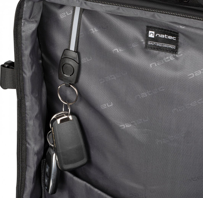 Çantë shpine për laptop Natec CAMEL PRO, 17.3", e zezë