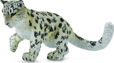 Figurë lodër Collecta Young Snow Leopard Playing, leopard bore i ri, plastikë, shumëngjyrëshe