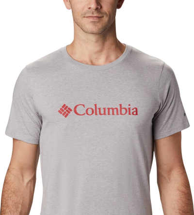 Bluzë Columbia CSC Basic Logo SS Tee M 1680053039, pambuk poliester, gri