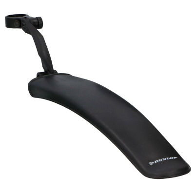 Set mbrojtëse balte biçiklete Dunlop MTB, 24"-26", plastikë, i zi