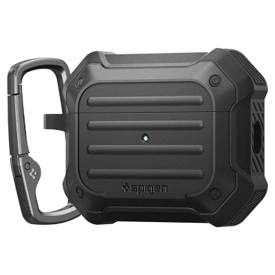 Mbështjellës për AirPods Pro 2 Spigen Tough Armor MagSafe, i zi