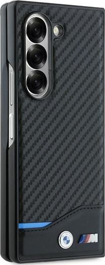 Mbrojtëse telefoni BMW Carbon MagSafe, për Samsung Galaxy Z Fold 6, karboni, e zezë