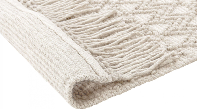 Tapet ALUCRA Area Rug, 160 x 230 cm, me model gjeometrik, bezhë e çelët