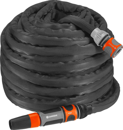 Tub për kopsht Gardena Textile Liano, 30 m,13 mm, i zi