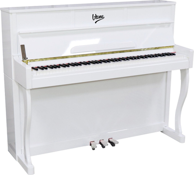 Piano vertikale Utone, 88 taste, 3 pedale, e bardhë