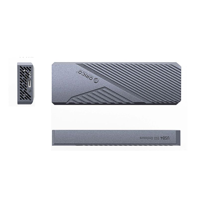 Kuti për SSD Orico CNM2-G20, M.2 NVMe, USB-C 3.2 20Gb/s, gri