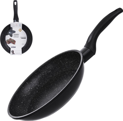 Tigan Orion Grande, 20 cm, me shtresë graniti, i zi