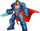 Figurë aksion Superman Metal Force, 30cm, me kartë koleksionu, shumëngjyrëshe
