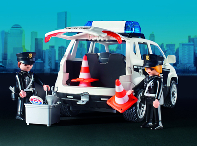 Set lodrash Playmobil Police Station 71602, 204 pjesë, 4 10 vjeç, shumëngjyrësh