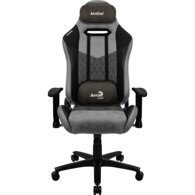 Karrige gaming Aerocool Duke AC-280, AeroSuede, deri 150 kg, gri me të zezë