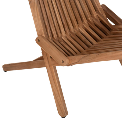 Karrige lounge CAMY palosëse teak 54×90×91 cm (HM5962)