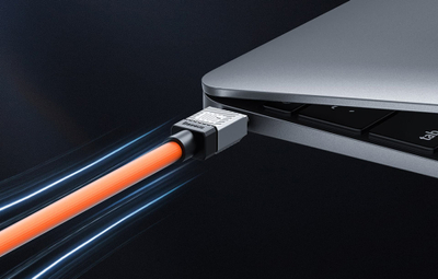 Kabllo kariku Baseus CoolPlay Type C në Type C, 100W, 2m, portokalli