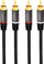 Kabllo audio LogiLink CA1207, RCA 2x2, 5m, e zezë