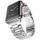 Rrip ore Eternico Elegance Metal Pro për Apple Watch, 38mm 40mm 41mm, çelik inox, ngjyrë argjendi