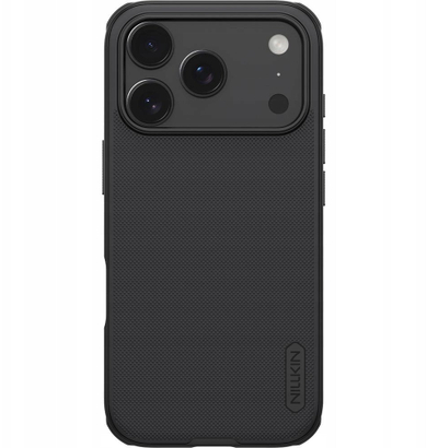 Mbrojtëse Nillkin Super Frosted Pro për iPhone 17 Pro, kapak i pasmë, e zezë