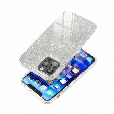 Mbulesë telefoni OEM SHINING për Xiaomi Redmi Note 14 Pro 4G, plastike, argjend