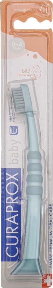 Brushë e dhëmbëve për fëmijë Curaprox, 0-4 vjeç, e kaltër