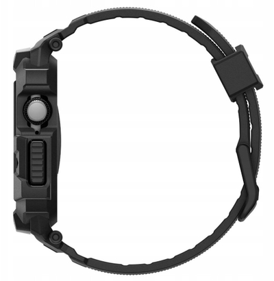 Kopertinë Spigen Rugged Armor Pro 2 për Apple Watch 11 42mm, matte, e zezë