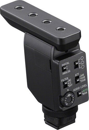 Mikrofon Sony ECM-B10 Shotgun, për kamera digjitale, wireless, i zi