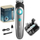 Makineri qethëse Cecotec PrecisionCare Beard Trimmer + Hair Clipper 100059, pa kabllo, për mjekër dhe flokë, e zezë