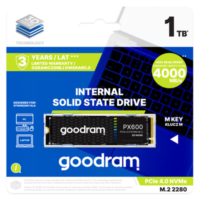 Disk SSD Goodram PX600, 1TB, M.2 PCIe 4.0 NVMe