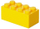 Kuti ruajtëse LEGO Mini Storage Brick, 4.6 x 9.2 cm, polipropilen, e verdhë