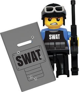 Set gurësh ndërtimi Blocki Bricks MyPolice, polici, 5+ vjeç, shumëngjyrësh