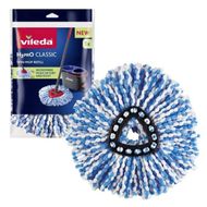 Refill mop Vileda H2Pro Spin, mikrofibër, i kaltër