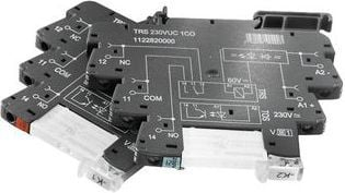Индустриско реле Weidmuller TRS 24VDC 1CO, 1P 6A, 24V DC, зелено