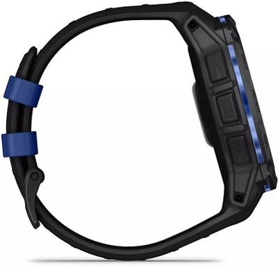 Orë sportive Garmin Instinct 3 AMOLED, 50 mm, GPS, e zezë me blu