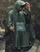 Pelerinë shiu Naturehike Color Matching CNH23RG001, ponço unisex, që s’e ha uji, jeshile army
