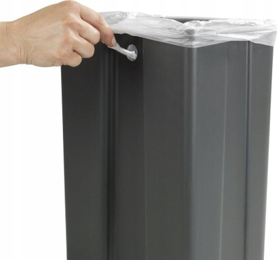 Koshi mbeturinave Wenko Door, 12L, për dollap kuzhine, gri
