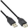 Kabllo USB InLine 34615S, USB A në USB A, 1.5 m, e zezë
