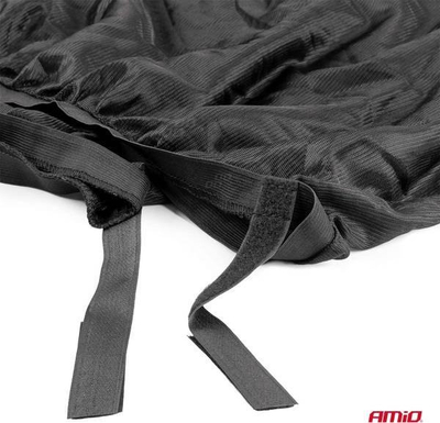 Rrjetë dielli për xham anësor AMiO Window Sock 02914, universale, e zezë