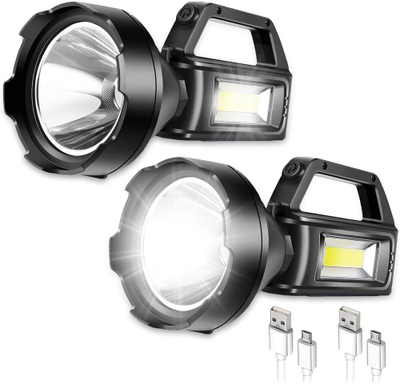Elektrik dore Tourist YD 899 7, LED COB, 4 mënyra drite, power bank, i zi