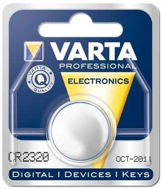 Bateri litium Varta CR2320, 3V, monedhë, argjendtë