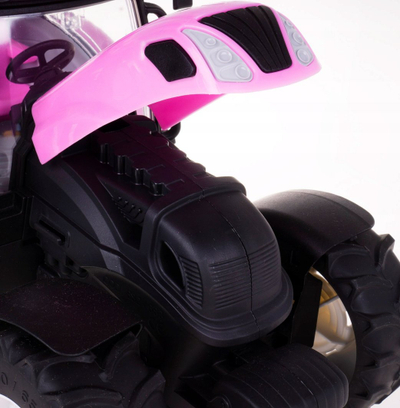 Lodër traktor Tupiko Pink Tractor, shkalla 1:16, plastikë, rozë