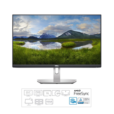 Monitor DELL S Series, 23.8", 1920 x 1080, Full HD, 75 Hz, i zi