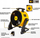 Индустриски вентилатор DeWALT тапан, 40 cm, 3 брзини, жолт