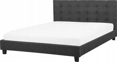 Shtrat dopio Eu Waterbed, 140x200cm, tapiceri poliester, gri e errët