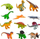Figurina dinosauri Moses Dinosaur Figures MIX, set lojnash, shumëngjyrësh